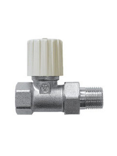 Клапан VALTEC ручной, для радиатора, прямой 1/2" (VT.008.N.04)