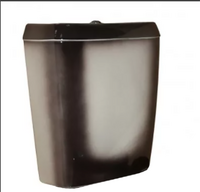 Бачок для унитаза Rosa "Стиль", "Уют", "Рим" ЧЕРНЫЙ с арматурой г.Киров (меж.ос. 155 мм)