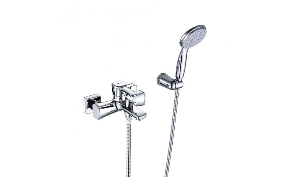 LM0514C Evitta Смеситель для ванны, с коротким изливом, дивертор с кер. пласт, хром LEMARK