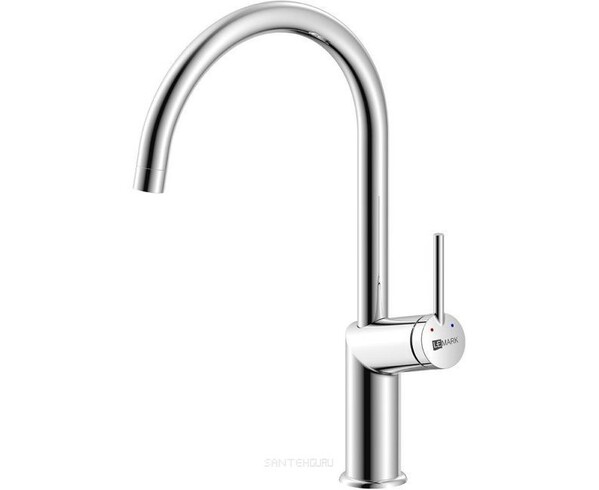 LM3805C Minima Смеситель для кухни с высоким поворотным изливом, хром LEMARK