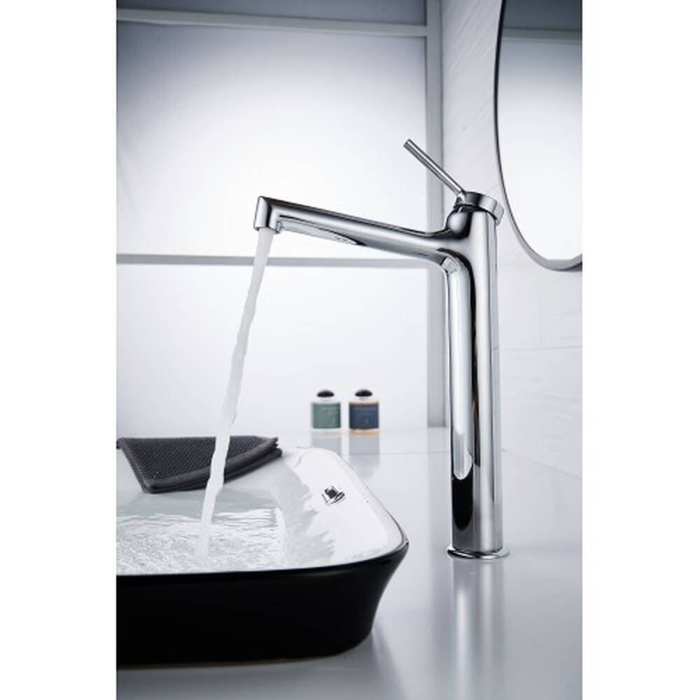 LM3809C Minima Смеситель для умывальника высокий, монолитный, хром LEMARK