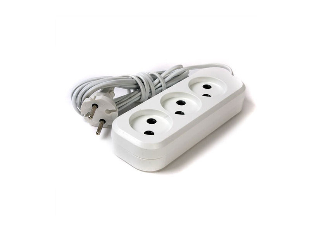 Эл-удлинитель 10м х 3роз.