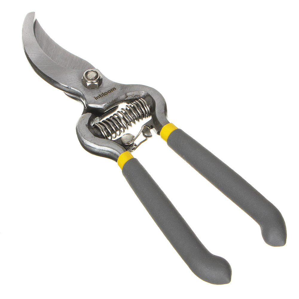 Секатор садовый 21см, антискользящая ручка INBLOOM (186-037)