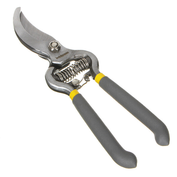 Секатор садовый 21см, антискользящая ручка INBLOOM (186-037)