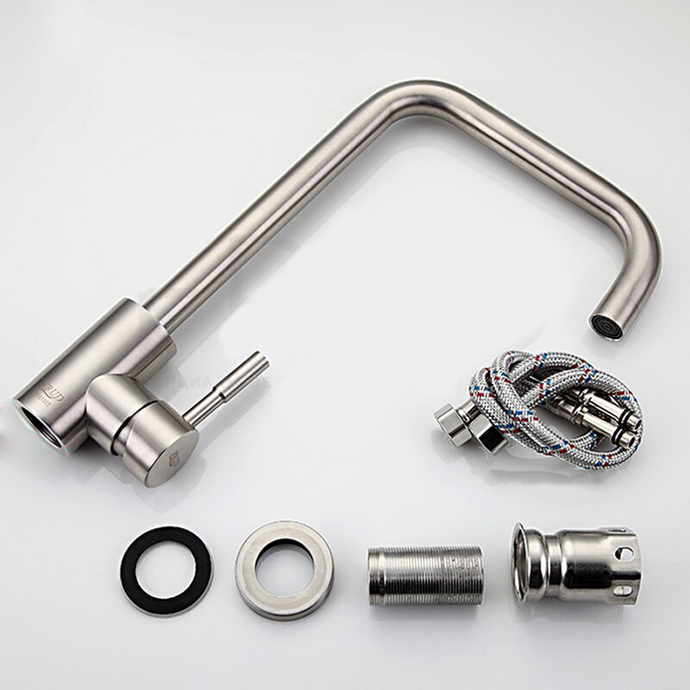 40052 Смеситель Кухня FRUD шар d-35 (сатин) на гайке