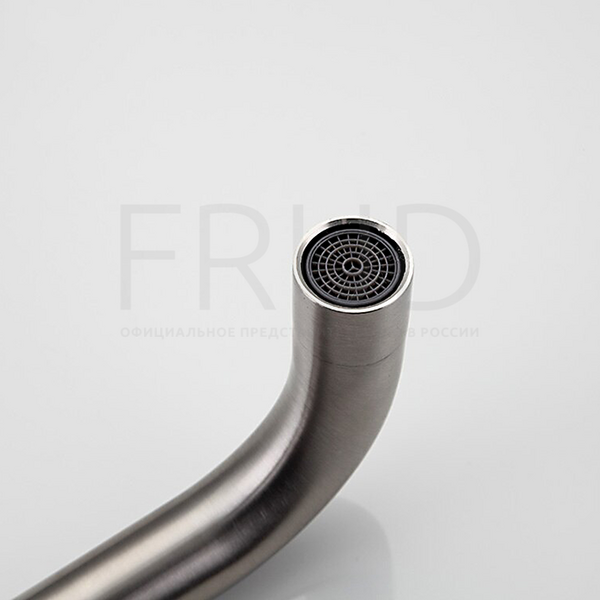 40052 Смеситель Кухня FRUD шар d-35 (сатин) на гайке