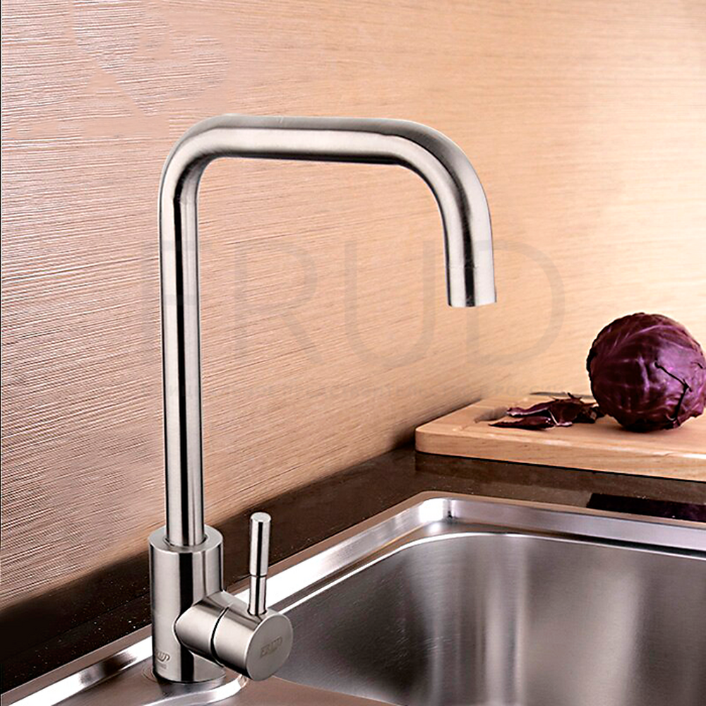 40052 Смеситель Кухня FRUD шар d-35 (сатин) на гайке