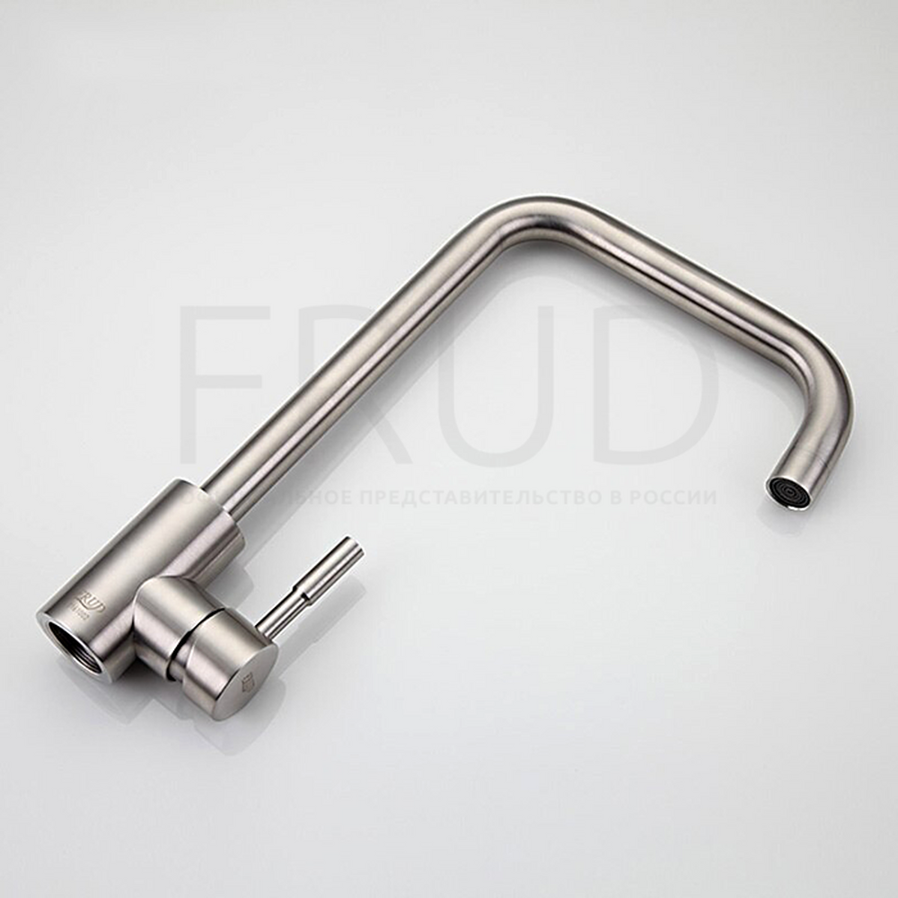 40052 Смеситель Кухня FRUD шар d-35 (сатин) на гайке