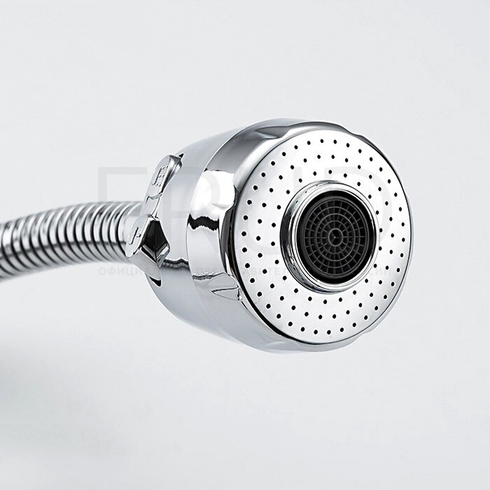 42052-30 Смеситель Кухня FRUD шар d-35 (хром) на гайке Нерж