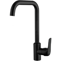 43052-22 Смеситель Кухня FRUD шар d-35 (черный) на гайке Нерж