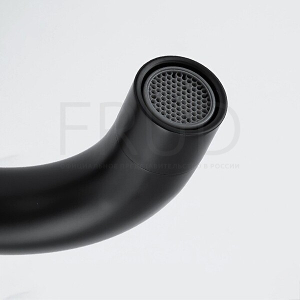 43052-22 Смеситель Кухня FRUD шар d-35 (черный) на гайке Нерж