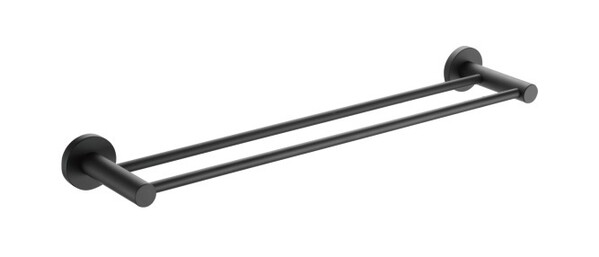 30209/FRAP Полотенцедержатель двойной 600мм (черный) нерж сталь SUS304