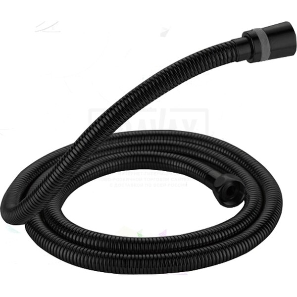 Шланг душевой имп/имп 1,50 м в двойной оплетке усиленный, вращение 360 гр, G45-3 (GAPPO) Черный