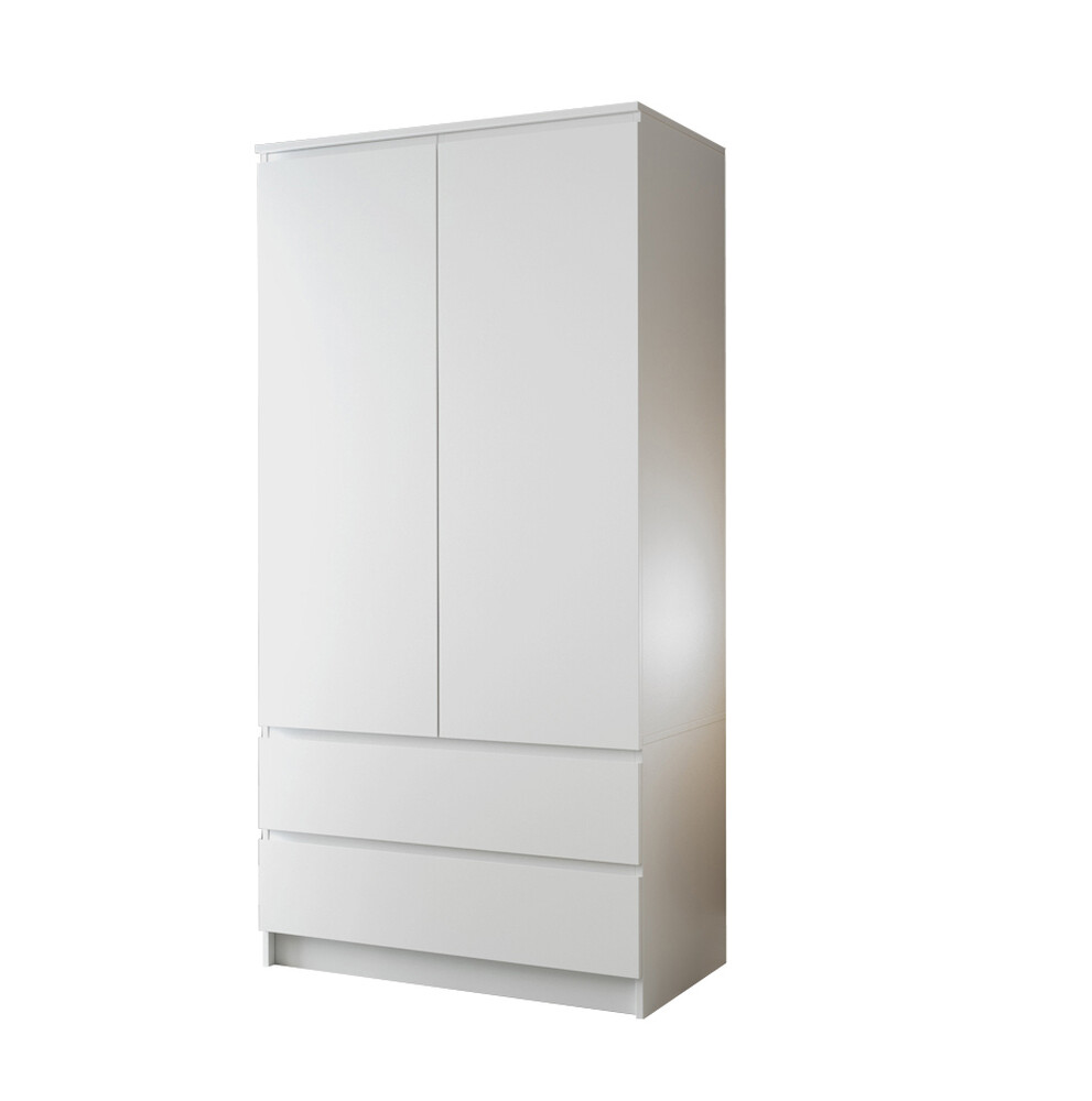 МС Мори Шкаф МШ 900.1 Белый 904х1796х504 (2 места)