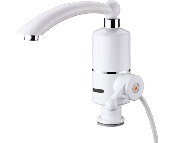 81010 Смеситель-ВОДОНАГРЕВАТЕЛЬ FRUD проточный-электрический (белый) 3кВт