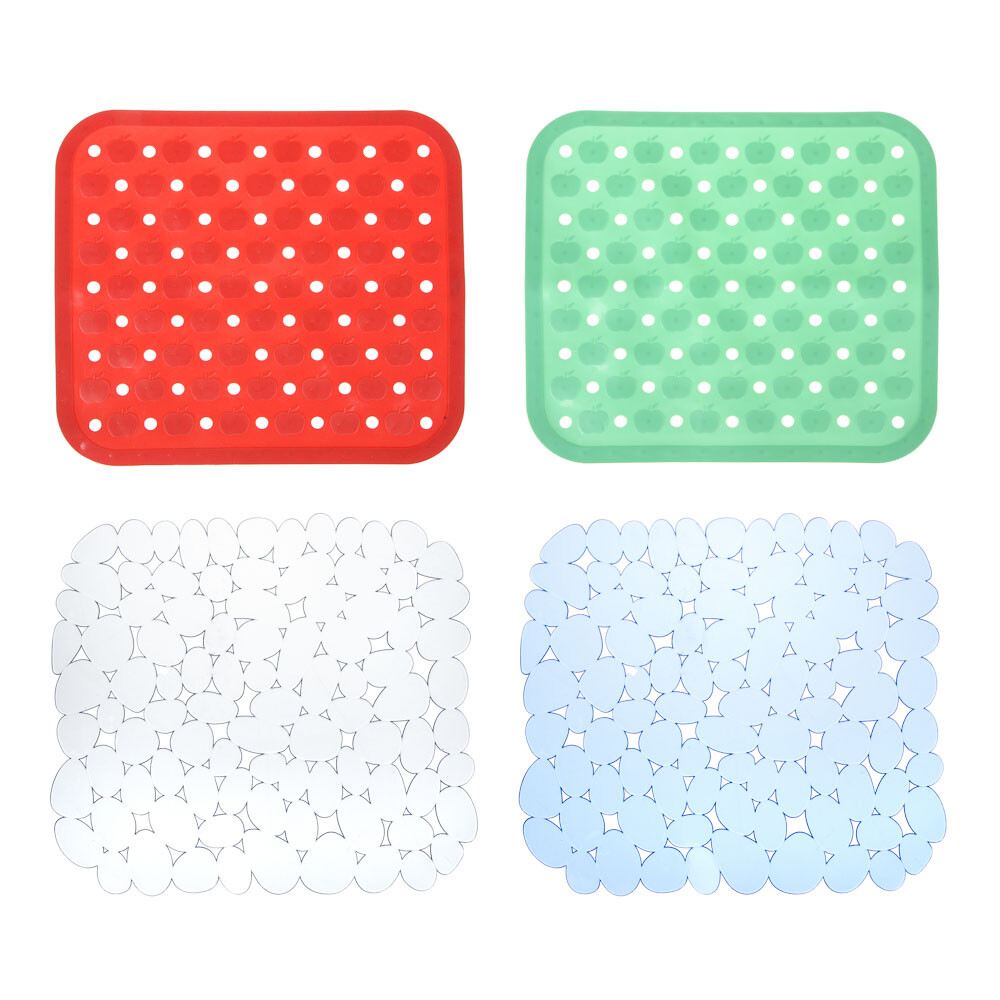 Коврик в раковину противоскользящий, 29x26см, “Камни”, 4 цвета VETTA 462-299