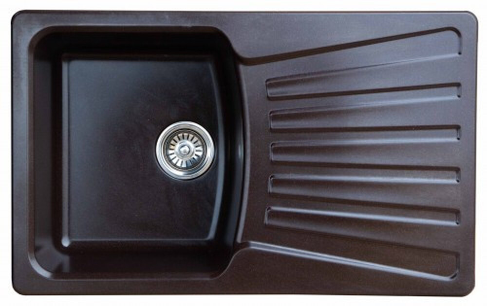 Мойка GRANICOM G-005 (800*495мм), 1 чаша+ крыло (шоколад)