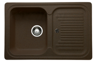 Мойка GRANICOM G-013 (760*505мм), 1 чаша+ крыло (шоколад)