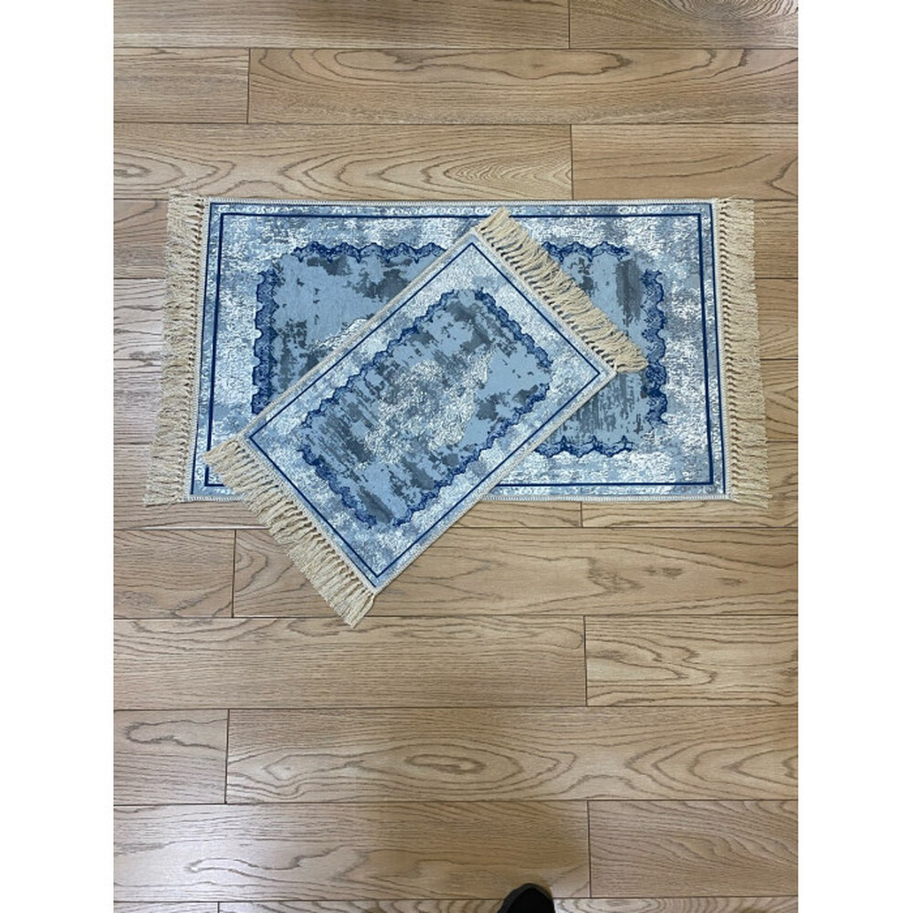 Коврик универс. 2 предм. DECORATIVE цифровая печать 60х100 с бахрамой ПРЯМОУГОЛЬНЫЕ, МИКС