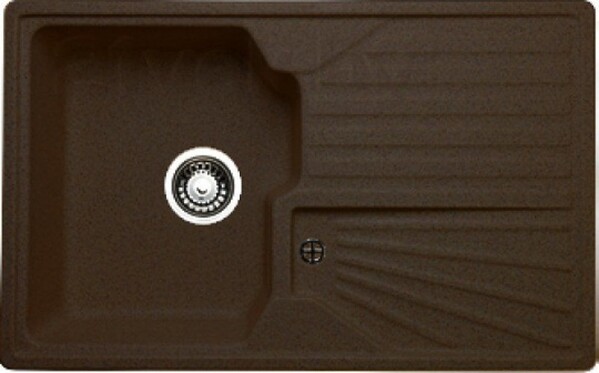 Мойка GRANICOM G-014 (780*490мм), 1 чаша+ крыло (шоколад)