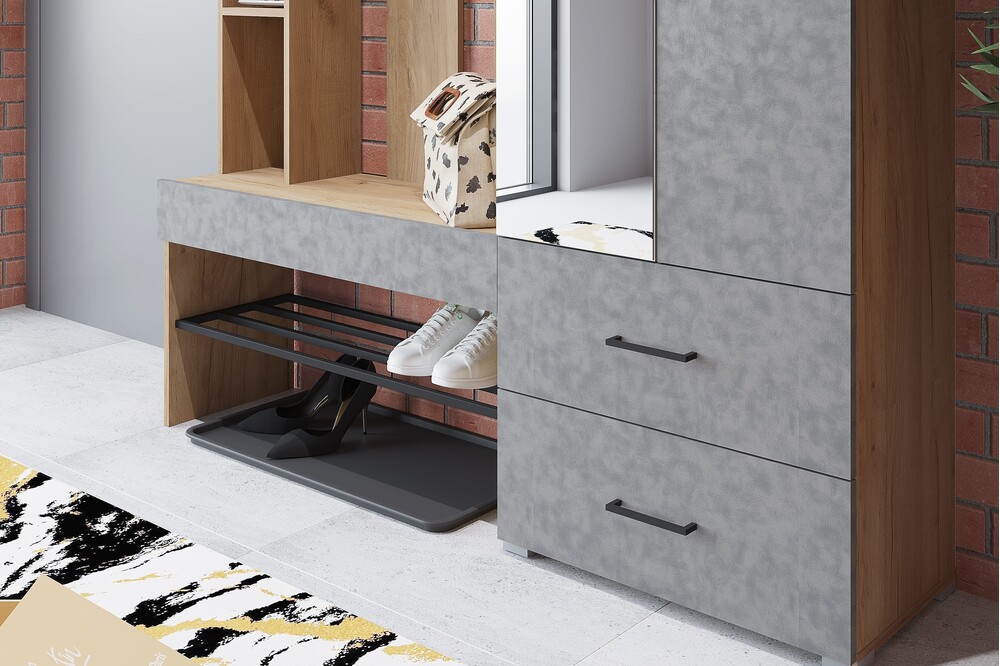 ФАСАД Прихожая Домино бетон (1 место)