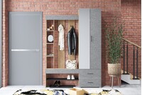 ФАСАД Прихожая Домино бетон (1 место)