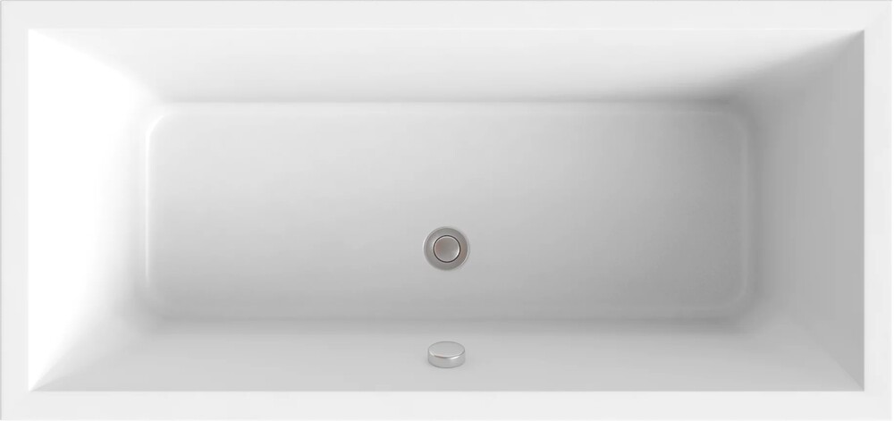 Ванна из литьевого мрамора BAS "МАДРИД" 170х80 Белый (БЕЗ АВТОСЛИВА) ВА00006
