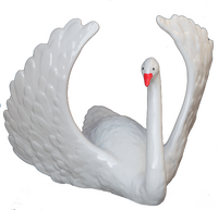 САДОВАЯ фигура керамическая "Лебедь" 