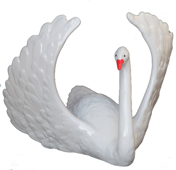 САДОВАЯ фигура керамическая "Лебедь" 