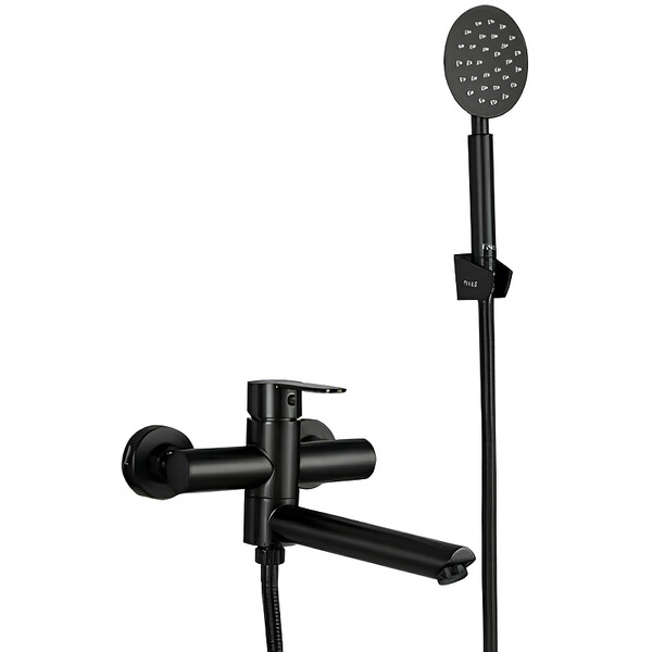 32801-6 Смеситель Ванна Frap d-35 излив-переключатель на лейку (черный)