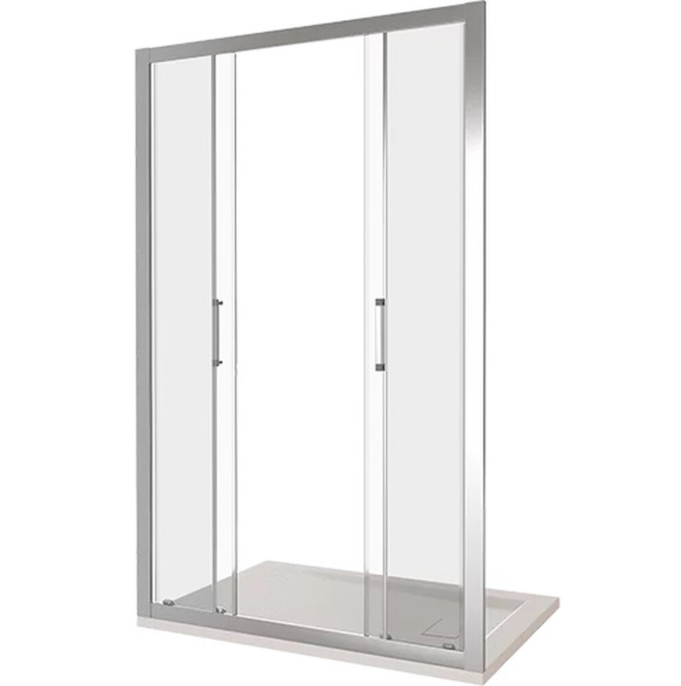 Душ.ограждение GOOD DOOR LATTE WTW-TD-160-G-WE Прямое, стекло ГРЕЙП мм (без поддона и автослива)