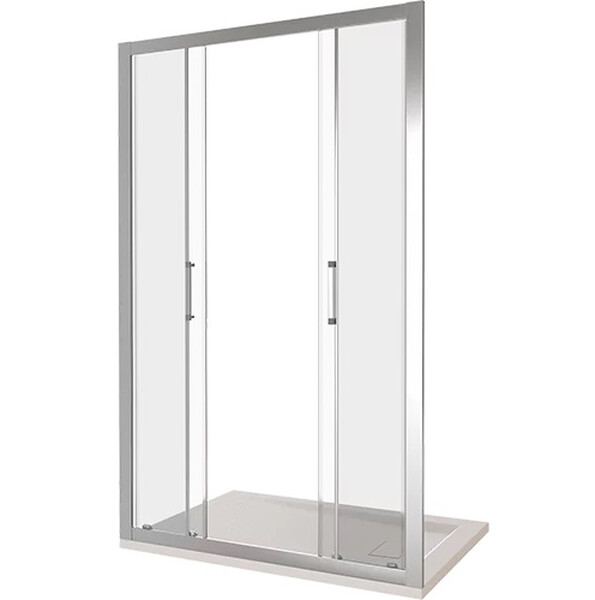 Душ.ограждение GOOD DOOR LATTE WTW-TD-160-G-WE Прямое, стекло ГРЕЙП мм (без поддона и автослива)