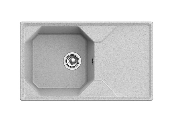 Мойка для кухни GranFest Композит UNIQUE 840L чаша+крыло 840*500мм (U-840L графит)