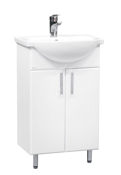 Подстолье SANTREK HOME "Марта-60" (Белый) 2 двери под умывальник "Дрея Q60" 543х800х440