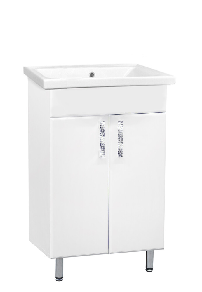 Подстолье SANTREK HOME "Марта-60" (Белый) 2 двери под умывальник "Миранда-60/COMO-60"  563х800х436