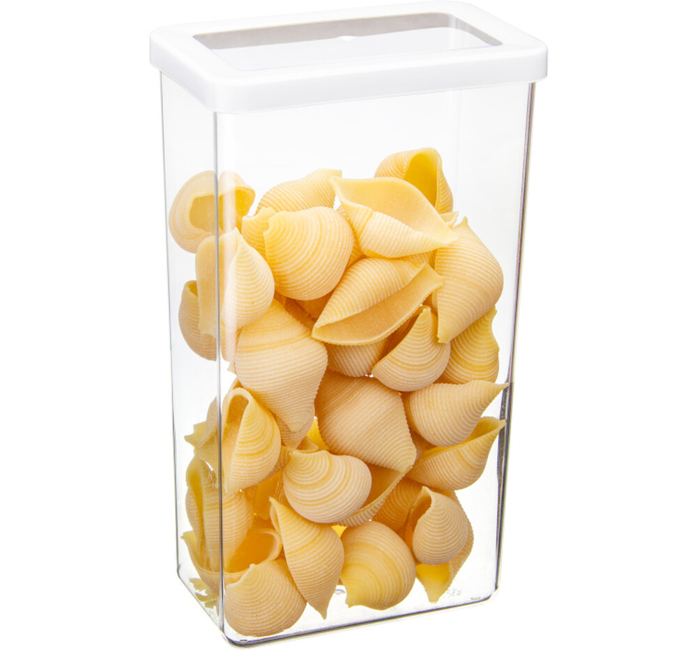 Емкость для сыпучих продуктов СТЕП 3,2 л 16*10*28см Белый ("М-пластика") (М 1299)