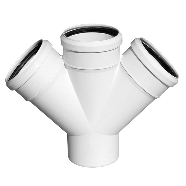  Крестовина Stilte Белая 110*110*110 угол 45 PRO AQUA STILTE   РАСПРОДАЖА