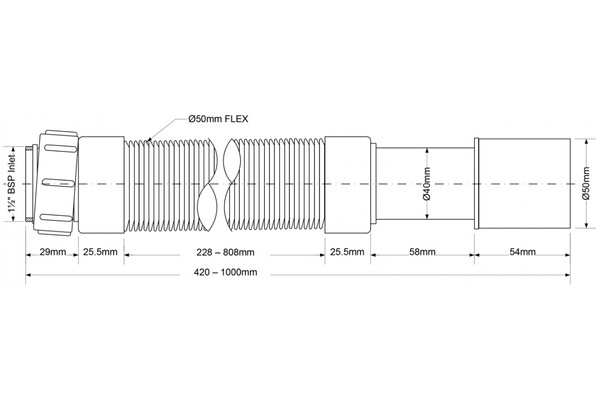 ГОФРА 0,5м-40*50 McALPINE MRMF2-05