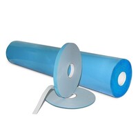 Скотч двусторонний 19*25м синий