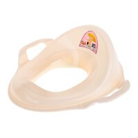 НАСАДКА на унитаз детская С ручками пластик (молочный) 
