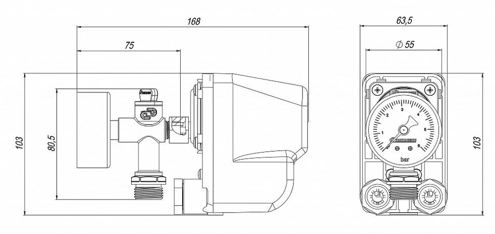 Комплект автоматики на баке ДЖИЛЕКС «КАБ» (арт.9039)
