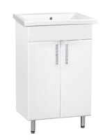 Подстолье SANTREK HOME "Марта-60" (Белый) 2 двери под умывальник "Элина-60/QUADRO-60" 550х800х450