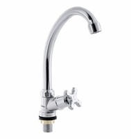 Смеситель Кухня TSARSBERG 1/2 м/к МОНО Крест мет..маховик NP 01-88 тип Кр-ЦБА 