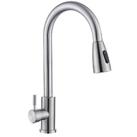 Смеситель Кухня ТSARSBERG шар d40 с выдвижной лейкой 123-001 тип См-МОЦБИвА 