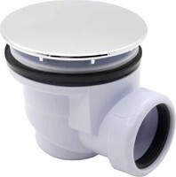 V510-60-MR Сифон для душевого поддона 1 1/2"х60мм хром, h67мм