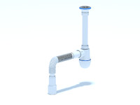 C1015 Сифон АНИ Пласт 1 1/4"*40 с гофрой 40*40/50