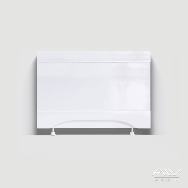 Экран под ванну МДФ торцевой 0,75 Soft (правый) Белый Alavann