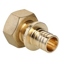 Соединитель надвижной с накидной гайкой 16(2,2) х 1/2" VALTEC VTm.422.BG.001604