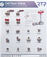  СТЕНД Система СИГМА (резьбовые фитинги+шаровые краны)  RTP