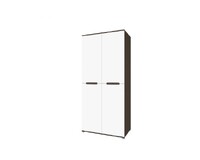 Вегас Шкаф 3-Д венге/белый (5 мест)